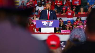 El candidato republicano a la Casa Blanca, Donald Trump. EFE/EPA/WILL OLIVER