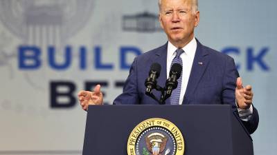 Biden destacó la importancia de sacar adelante sus billonarios planes de inversión social y de infraestructura en EEUU.