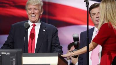 El presidente Donald Trump en una fotografía de las elecciones de noviembre pasado.