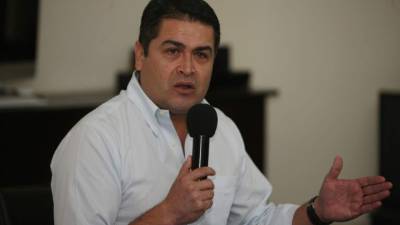 El presidente de Honduras, Juan Orlando Hernandez.