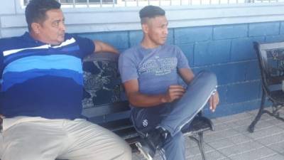 Freslys López (derecha) llegó en el inicio de pretemporada del Motagua.