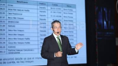 El investigador Odir Fernández, miembro del Consejo Nacional Anticorrupción.