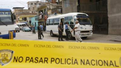 Una gatillera mató a balazos al motorista José Alberto Cálix Tejeda en el interior de un autobús rapidito del transporte interurbano en Comayagüela.