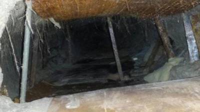 DIARIO LA PRENSA accedió a las fotografías y videos de los túneles que construyó la MS-13 en la cárcel de Támara.