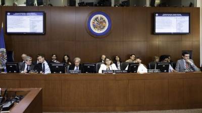 Fotografía cedida por la Organización de Estados Americanos (OEA). EFE