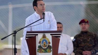Jimmy Morales, presidente de Guatemala. AFP.