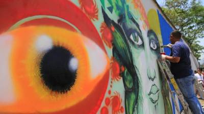 Uno de los mayores atractivos del festival fueron los murales. FotoS: jordan perdomo