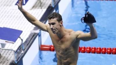Michael Phelps es el atleta olímpico más condecorado con 22 medallas ganadas, 18 de ellas de oro, en cuatro olimpiadas. AFP