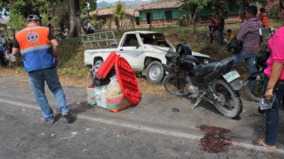 El accidente fue en el kilómetro 15, en el sector de Namasigüe.