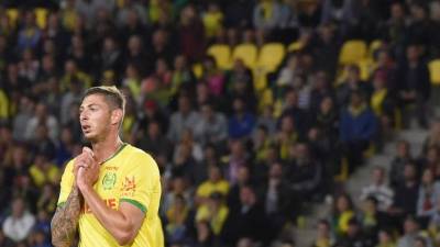 El delantero argentino, Emiliano Sala. Foto: AFP