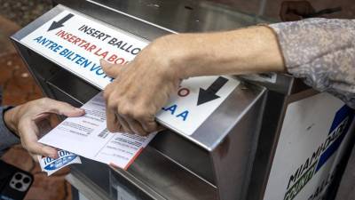 La votación anticipada y por correo ya inició en varios estados para las presidenciales del próximo 5 de noviembre.