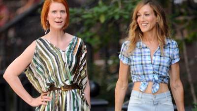 La actriz Cynthia Nixon lanzó su candidatura para gobernadora, su amiga Sarah Jessica Parker la apoya.