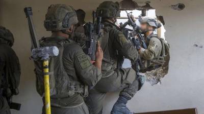 Tropas israelíes durante una operación en la Franja de Gaza.