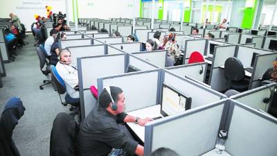 Los call centers muestran un moderado crecimiento este año.