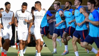 Merengues y Blaugranas llegarán con todas sus estrellas al clásico en tierras norteamericanas.