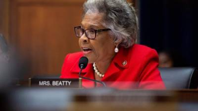 La congresista demócrata Joyce Beatty, quien preside el caucus negro del Congreso de Estados Unidos.