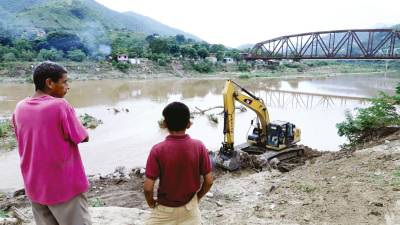 Los ríos Ulúa y Chamelecón (foto) son una constante amenaza; los bordos ya fueron reparados.