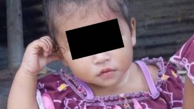 Fotografía en vida de la menor que murió electrocutada en La Ceiba.