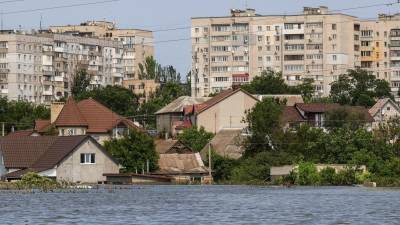 El ataque ruso se produjo en medio de las operaciones de rescate ante las inundaciones en la región ucraniana de Jersón provocada por la voladura de la represa de Kajovka.