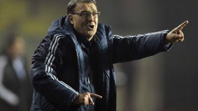 'Tata' Martino, durante el partido de semifinales frente a Paraguay. Foto AFP