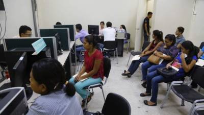 El 70% de los solicitantes que llegan a la Bolsa de Empleo de la Secretaría son jóvenes de 18 a 30 años. Foto: Melvin Cubas.