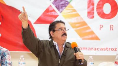 Manuel Zelaya Rosales, expresidente de Honduras.