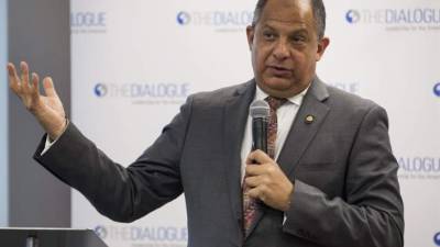 El presidente de Costa Rica, Luis Guillermo Solís. EFE/Archivo