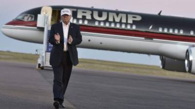 El Boeing 757 con el que el expresidente Donald Trump hizo campaña durante las elecciones de 2016 y que era apodado el “Trump Force Once” está abandonado en un aeropuerto al norte de la ciudad de Nueva York.