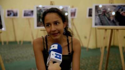 Berta Zúñiga Cáceres, la hija de la activista medioambiental Berta Cáceres. EFE/Archivo