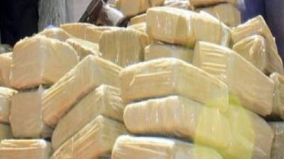 Fotografía referencial de paquetes de cocaína.