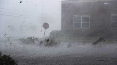 Michael ha comenzado a descargar fuertes lluvias sobre Georgia./AFP.