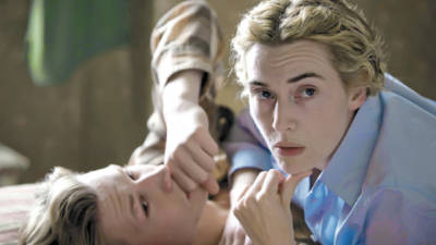 In this image released by The Weinstein Co., David Kross, left, and Kate Winslet are shown in a scene from 'The Reader.' Winslet was nominated for an Academy Award for best actress, Thursday, Jan. 22, 2009, for her role in 'The Reader.' The 81st Oscars will be presented Feb. 22 in a ceremony airing on ABC from Hollywood's Kodak Theatre. (AP Photo/The Weinstein Co., Melinda Sue Gordon) ** NO SALES **