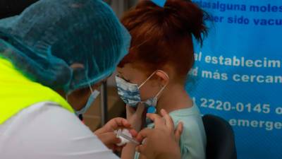 Próxima semana continúa la vacunación para menores desde los 11 años de edad. Foto melvin Cubas