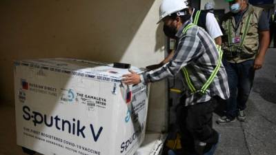 Guatemala está a la espera de nuevos cargamentos de la vacuna rusa Sputnik V./AFP.
