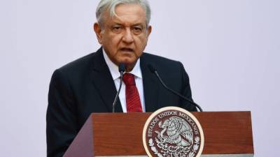 El presidente de México, Andrés Manuel López Obrador. Foto: AFP