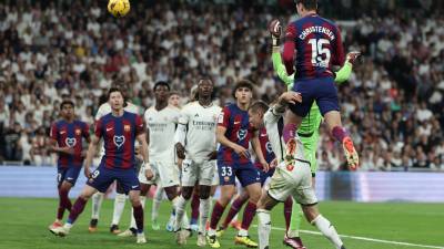 Christensen anotó de cabeza el 1-0 del Barcelona ante el Real Madrid.