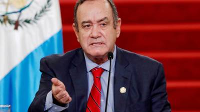 Alejandro Giammattei, presidente de Guatemala.