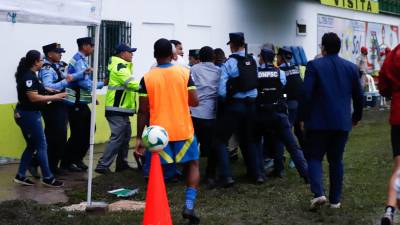 Los terribles actos de violencia se dieron tras el final del Olancho vs Marathón.