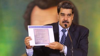 Maduro denunció ante la Comunidad Internacional el complot 'estadounidense' para supuestamente asesinarlo./AFP.