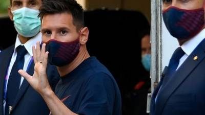 No se descarta que Lionel Messi pueda jugar en la Liga de Argentina. Foto AFP.