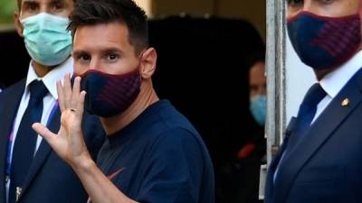 No se descarta que Lionel Messi pueda jugar en la Liga de Argentina. Foto AFP.