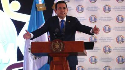 Jimmy Morales por posible financiamiento electoral ilegal