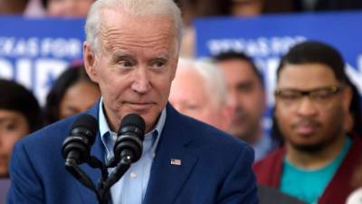 Biden busca derrotar a Sanders en el supermartes y convertirse en el rival de Trump para las elecciones generales de noviembre./AFP.