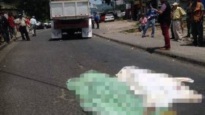 El accidente se produjo alrededor de las 10:00 de la mañana del martes en Tegucigalpa.