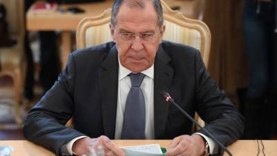 El ministro de Relaciones Exteriores ruso, Sergei Lavrov. Foto: AFP