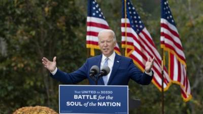 Biden busca por tercera vez la presidencia de Estados Unidos./AFP.