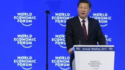El presidente chino Xi Jinping presentó en Davos su visión económica previo a la asunción de Donald Trump este viernes.