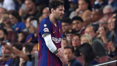 Lionel Messi será una baja sensible para Barcelona.