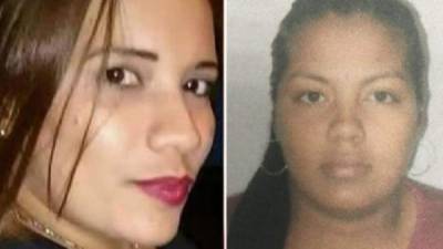 La víctima, Merly Ibáñez García, y la presunta agresora, Yildred Patricia Rúa Orellano.