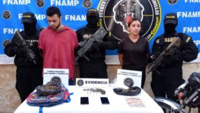 Los detenos son Nahúm Alejandro Orosco (26 años) y Nora Yamileth Rodríguez Torres (24 años).